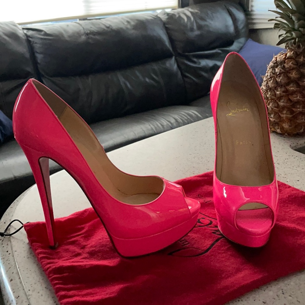 Christian Louboutin ~ Lady Peep Heals!